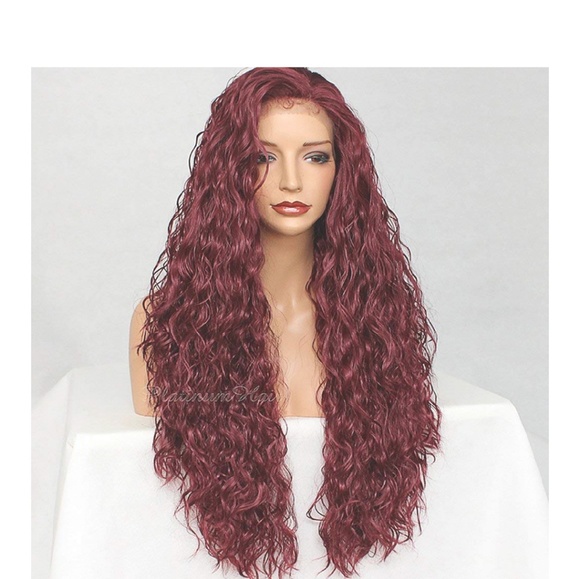 Red Water Wave Beauty Lace Front Wig 22-26 inches!